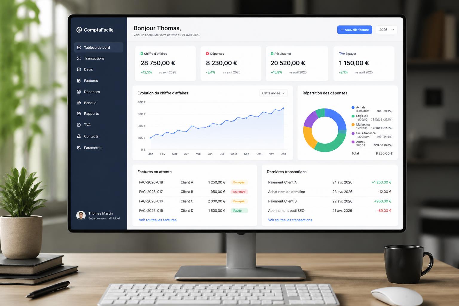 découvrez comment un comptable internet peut vous faire gagner du temps grâce à une gestion en ligne efficace et simplifiée de votre comptabilité.