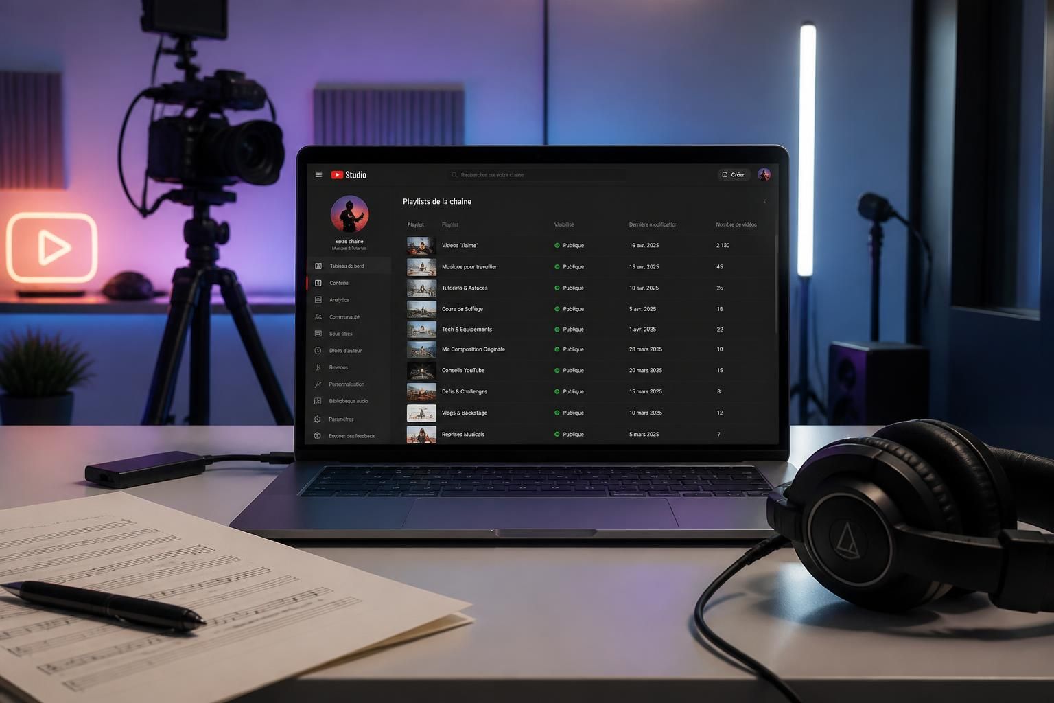découvrez où trouver de la musique gratuite et entièrement libre de droits pour vos vidéos youtube, afin d'enrichir vos créations en toute légalité.