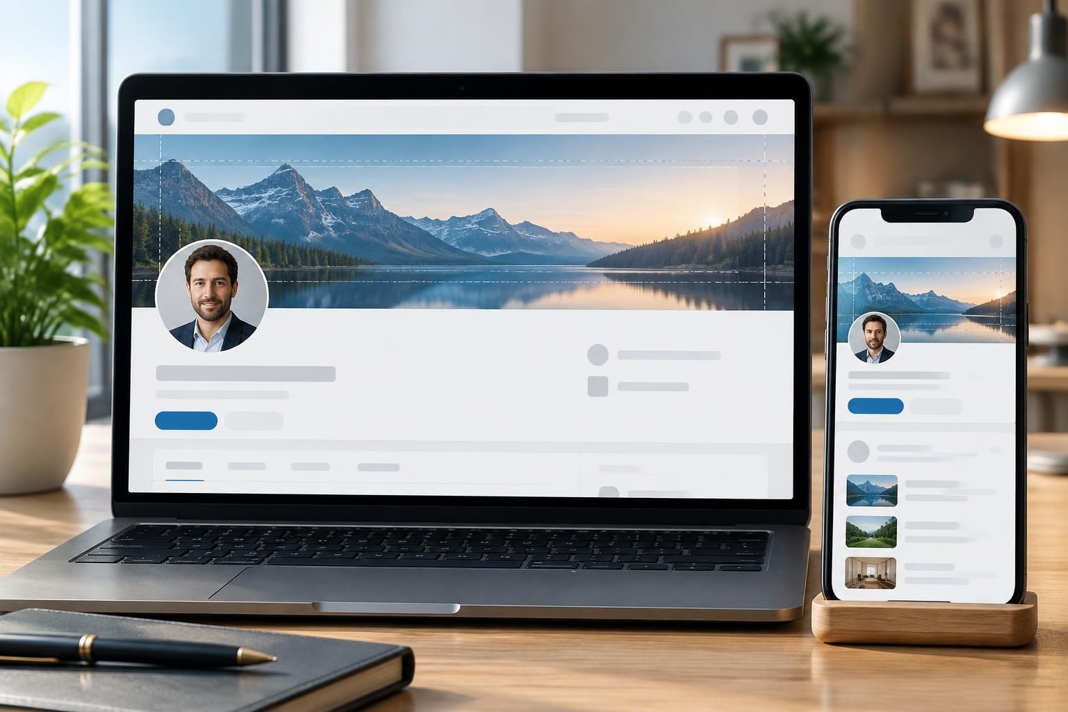 découvrez les dimensions idéales d’une bannière linkedin et utilisez un gabarit adapté pour afficher votre visuel sans qu’il soit coupé.