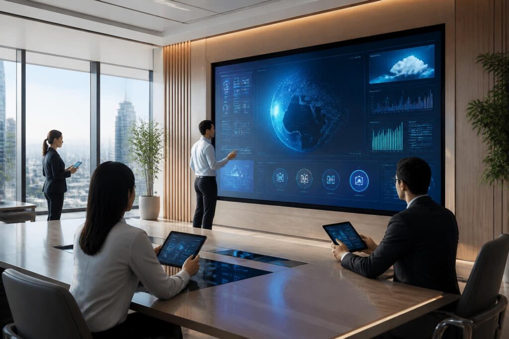 Affichage dynamique logiciel : boostez la communication de votre entreprise en 2026 2 découvrez comment un logiciel d'affichage dynamique peut transformer la communication de votre entreprise en 2026 et attirer l'attention de votre audience efficacement.