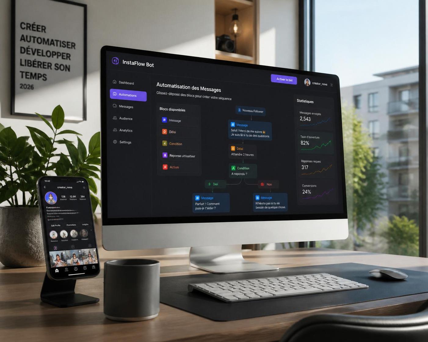 Boostez votre Instagram en 2026 grâce à un bot performant 3 découvrez comment augmenter votre audience instagram en 2026 avec un bot performant, simple à utiliser et efficace pour automatiser vos interactions et améliorer votre visibilité.