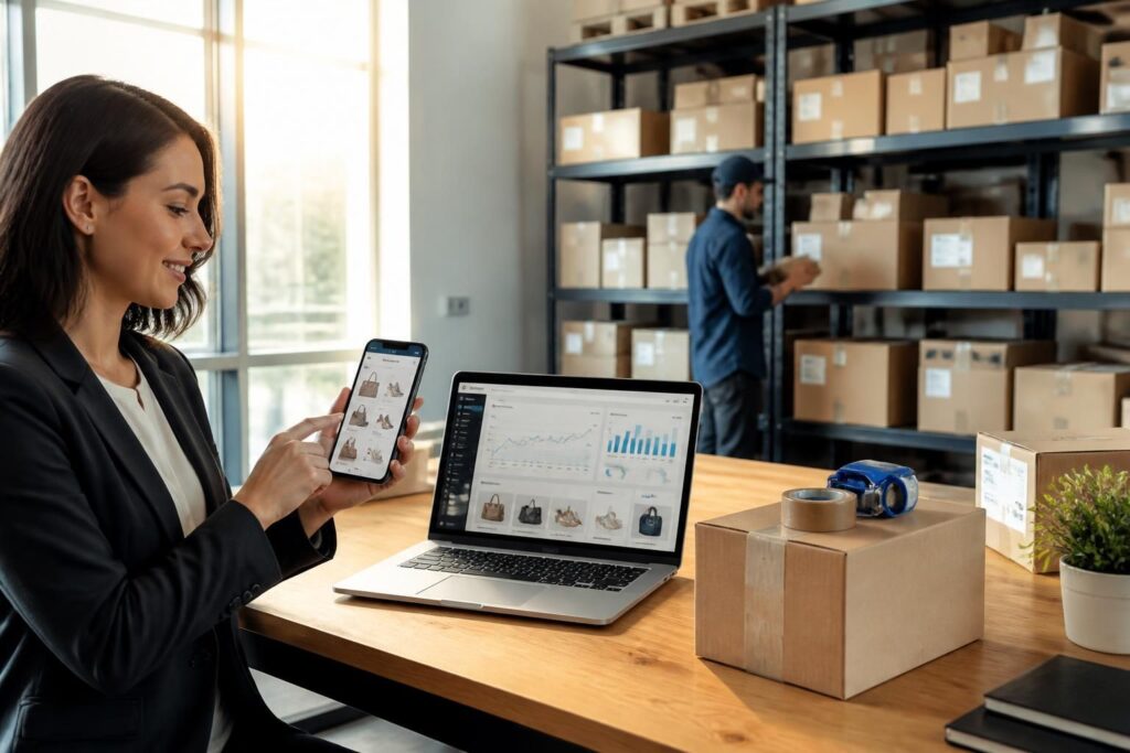 Dropshipping, définition claire et fonctionnement 1 découvrez une définition claire du dropshipping et son fonctionnement pour bien comprendre ce modèle de commerce en ligne sans stock.